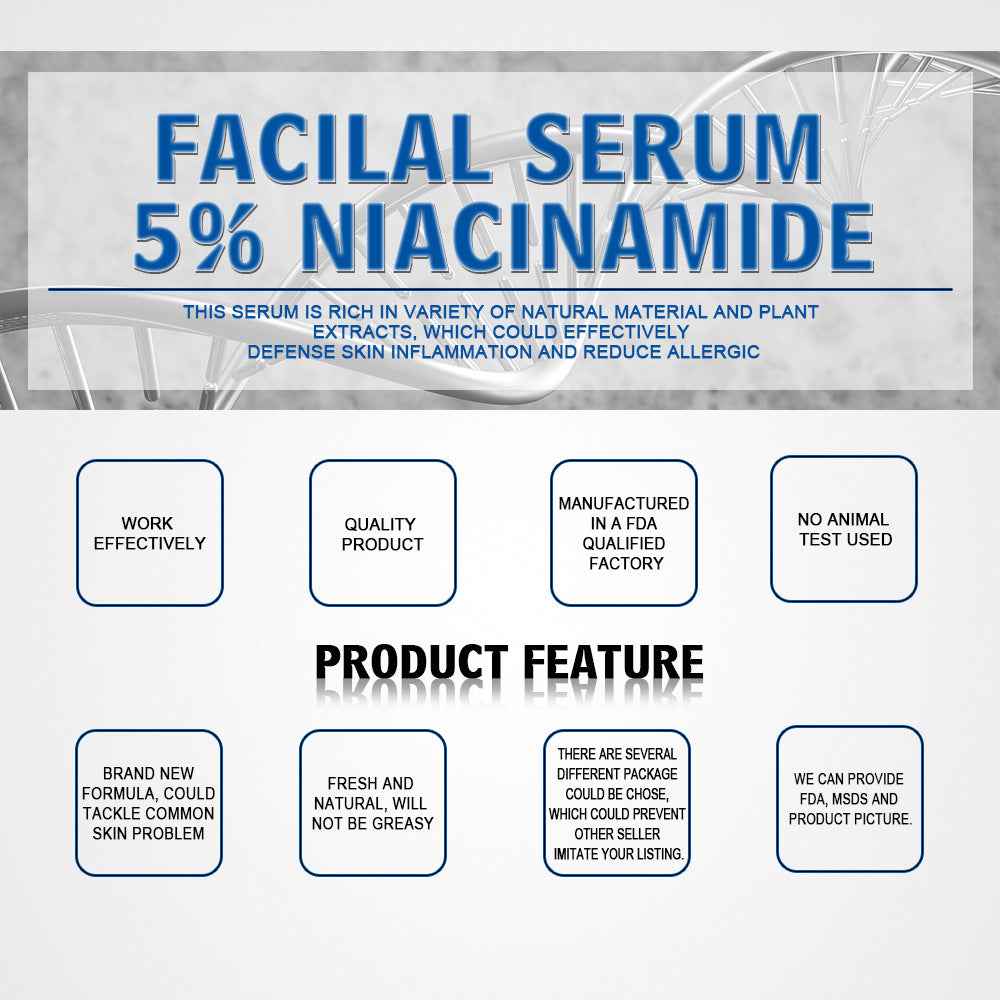 Moisturizing Nicotinamide Essence Firming And Shrinking Pores Care Solution