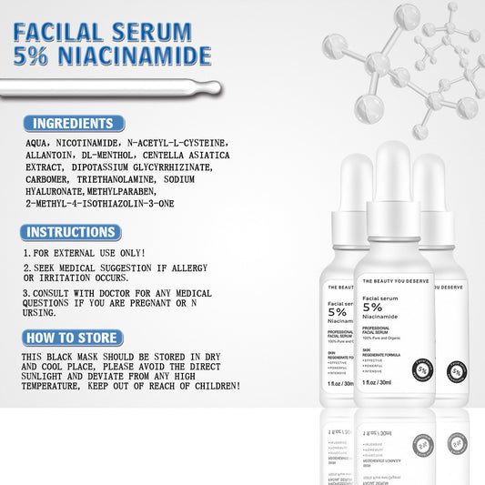 Moisturizing Nicotinamide Essence Firming And Shrinking Pores Care Solution